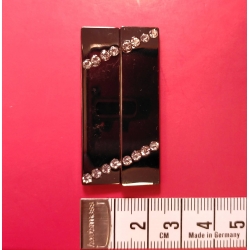 Klamra ozdobna czarna